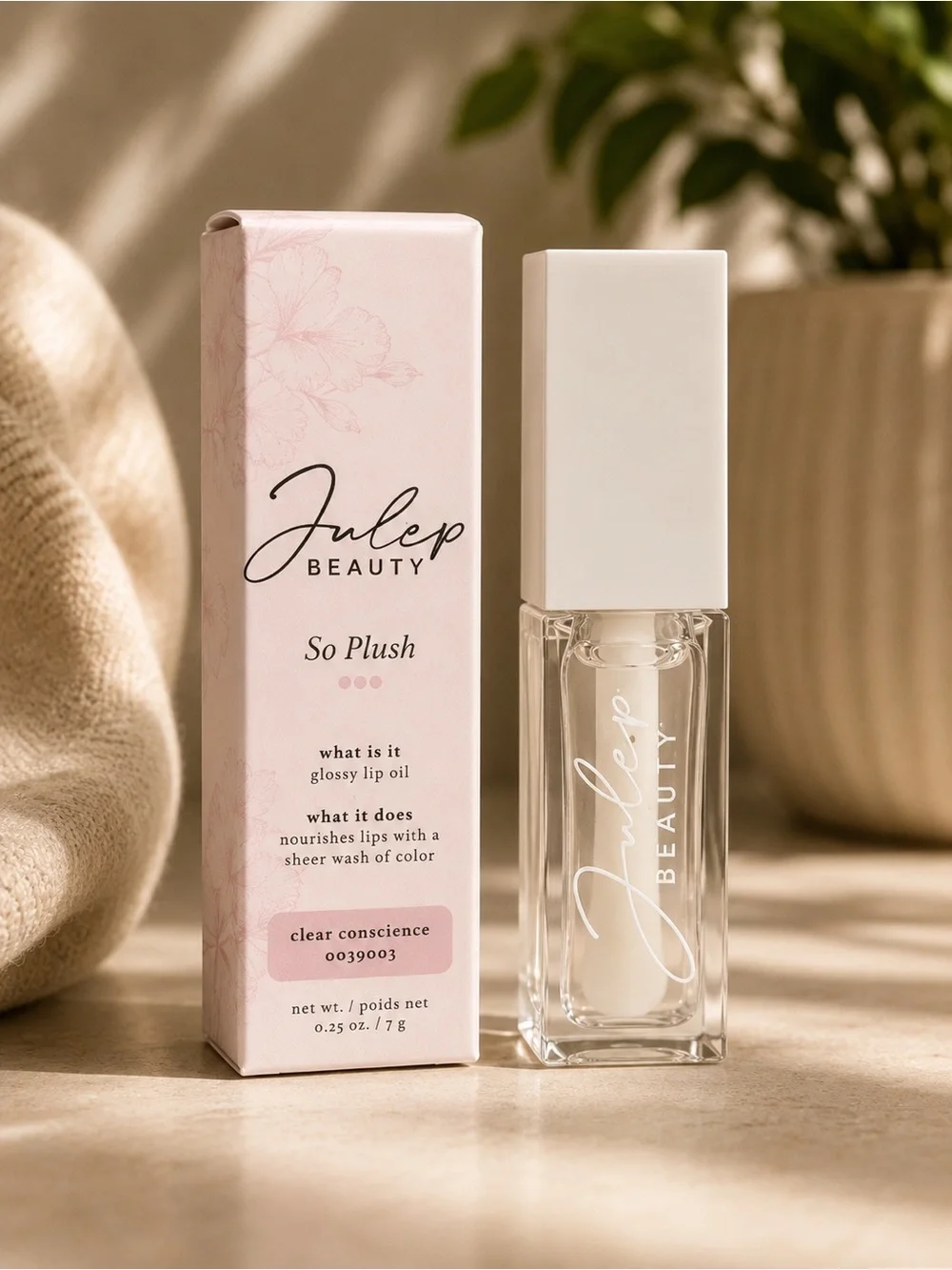 Julep So Plush Glossy Lip Oil - Clear Conscience (Clear)